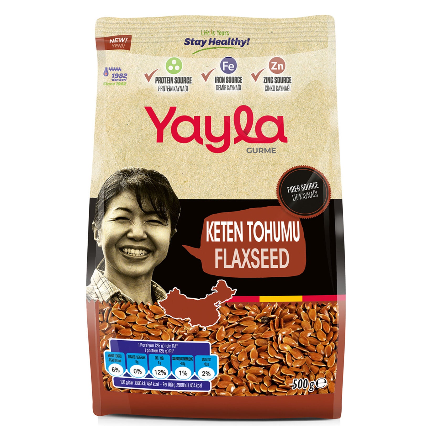 Yayla Gurme Keten Tohumu 500 gr