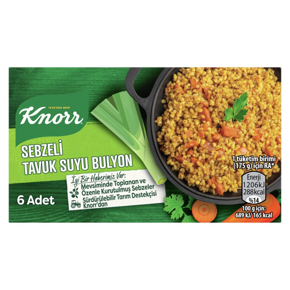 Knorr Sebzeli Tavuk Suyu Bulyon 60 gr