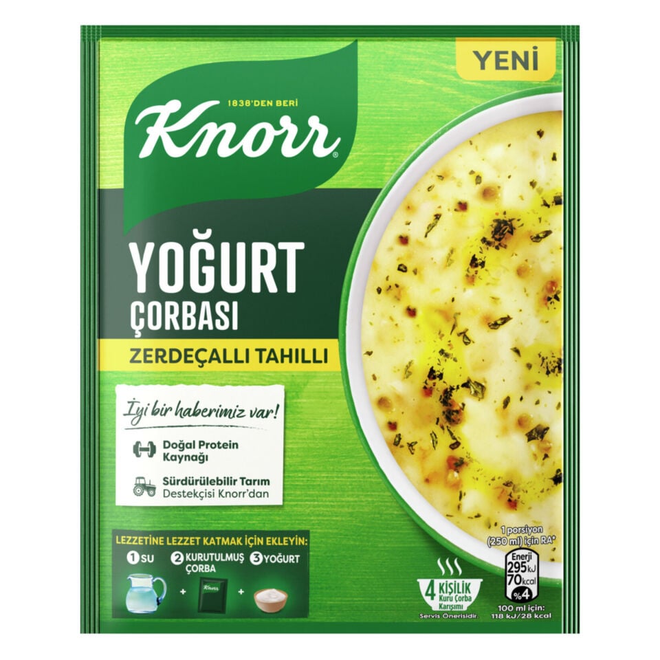 Knorr Zerdeçallı Tahıllı Yoğurt Çorbası 79 gr