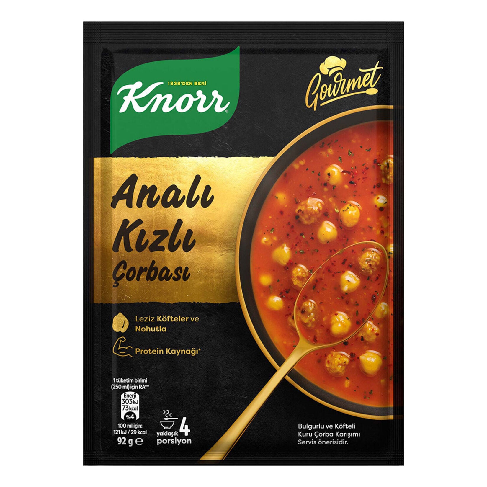 Knorr Bulgurlu Analı Kızlı Çorbası 92 gr