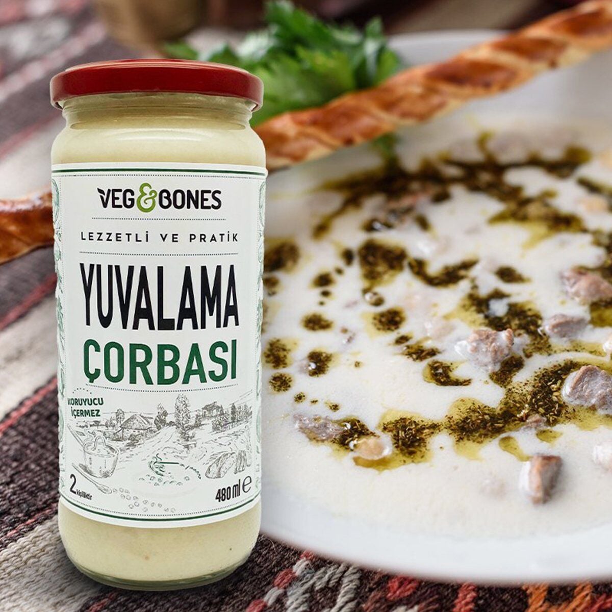 Veg&Bones Yuvalama Çorbası 480 ml