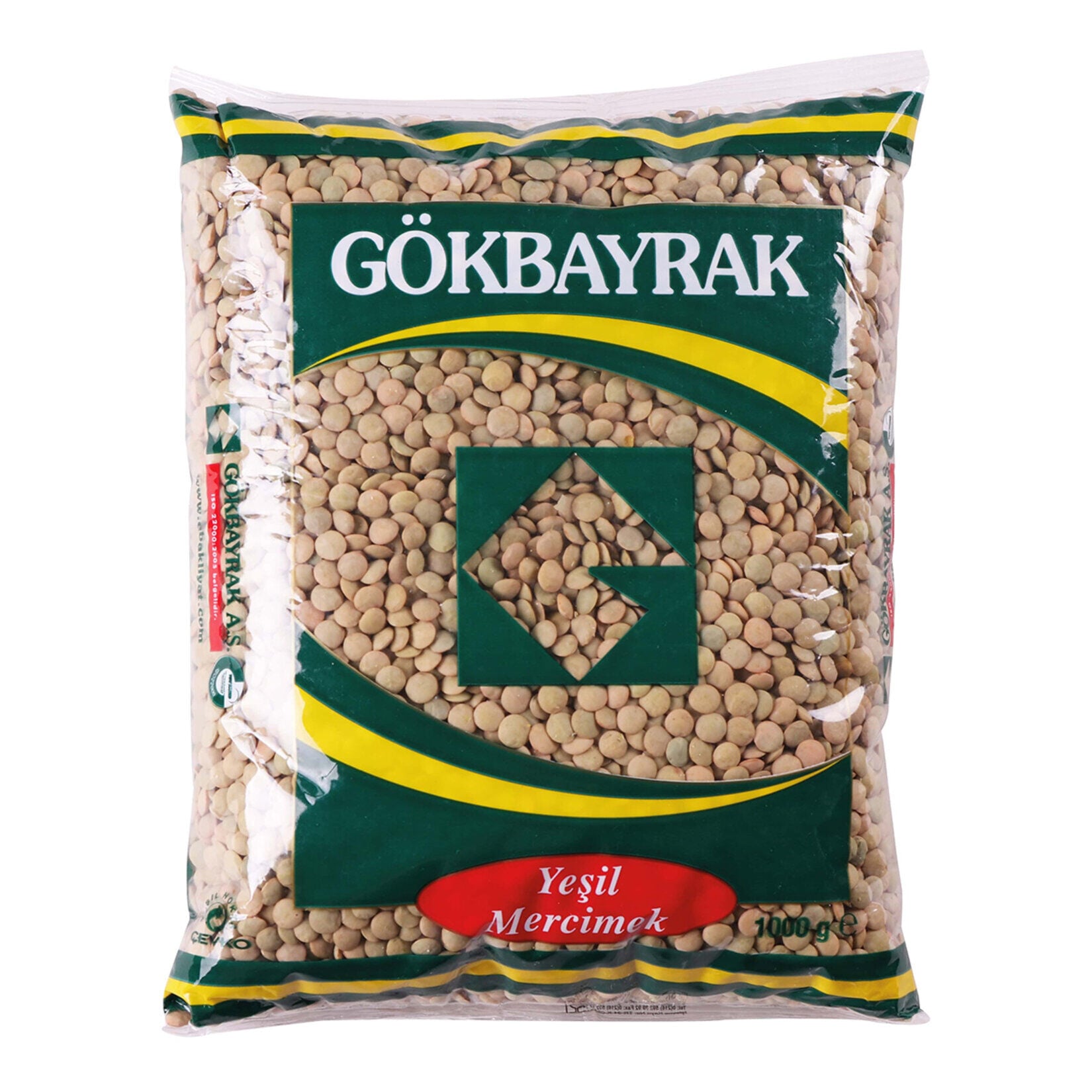 Gökbayrak Yeşil Mercimek 1 kg