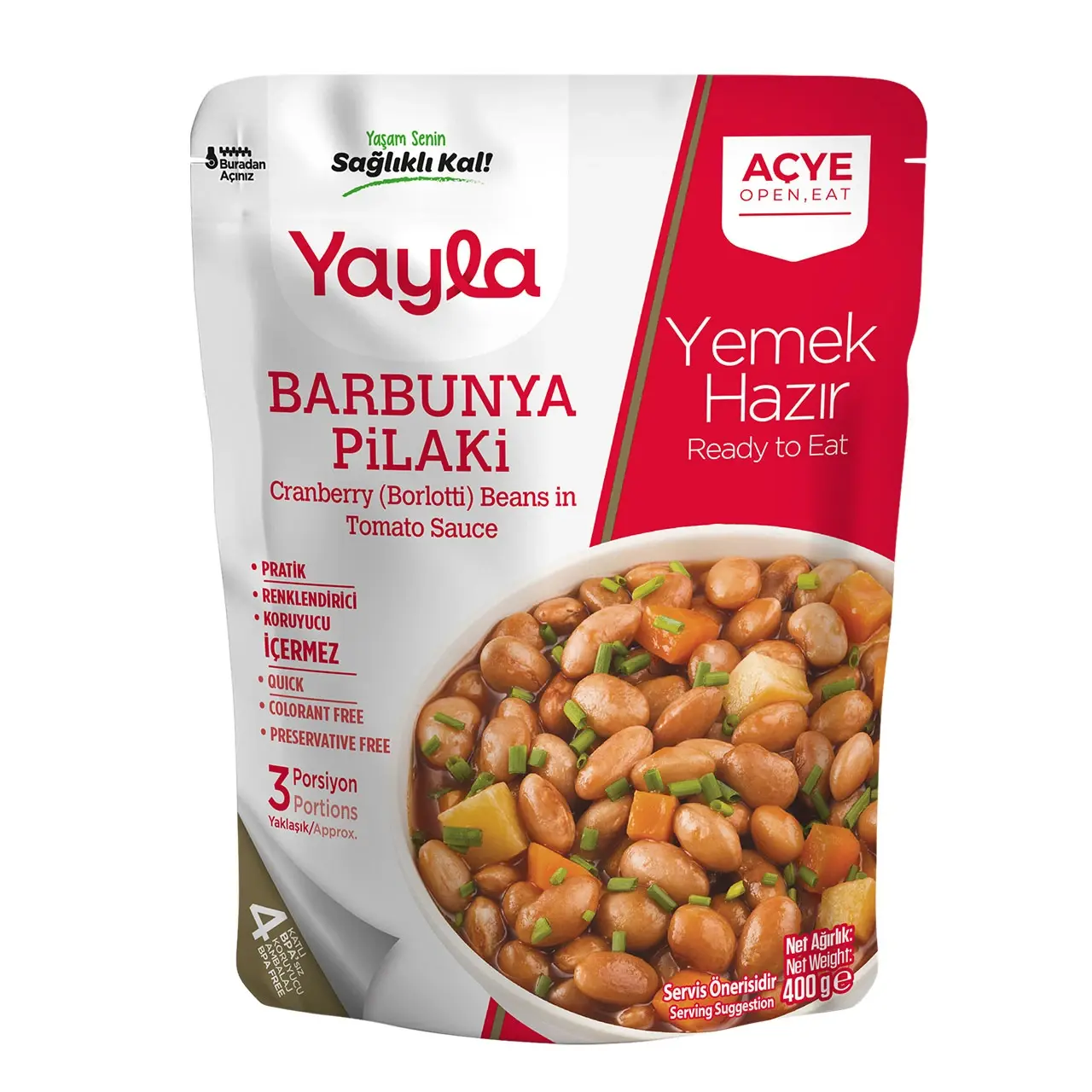 Yayla Hazır Barbunya Pilaki 400 gr