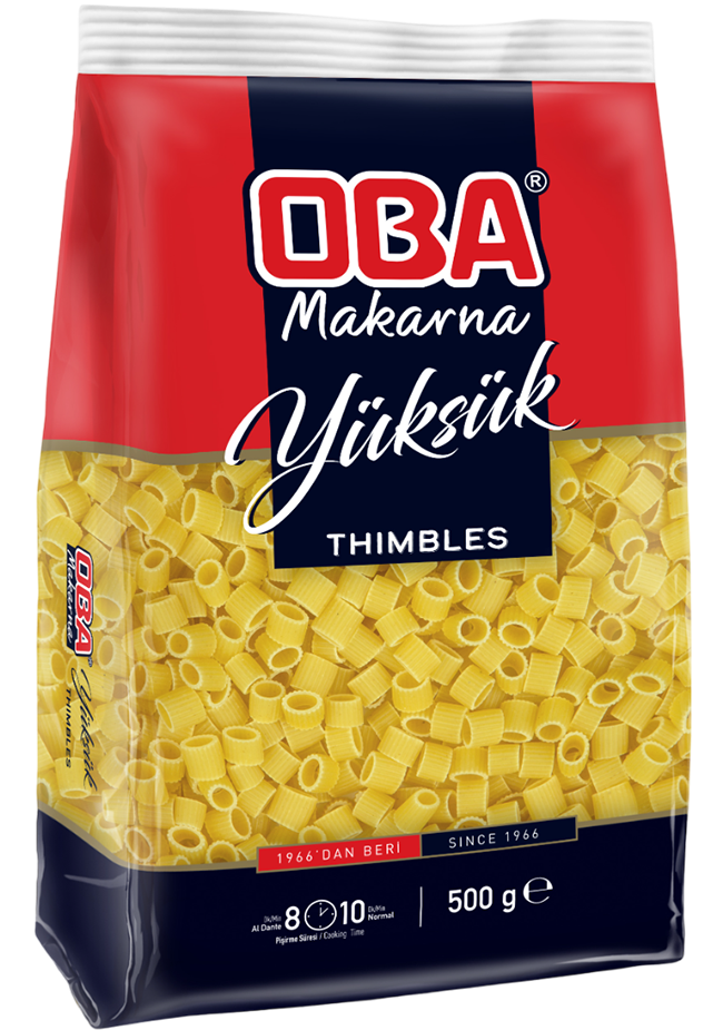 Oba Yüksük Makarna 500 gr