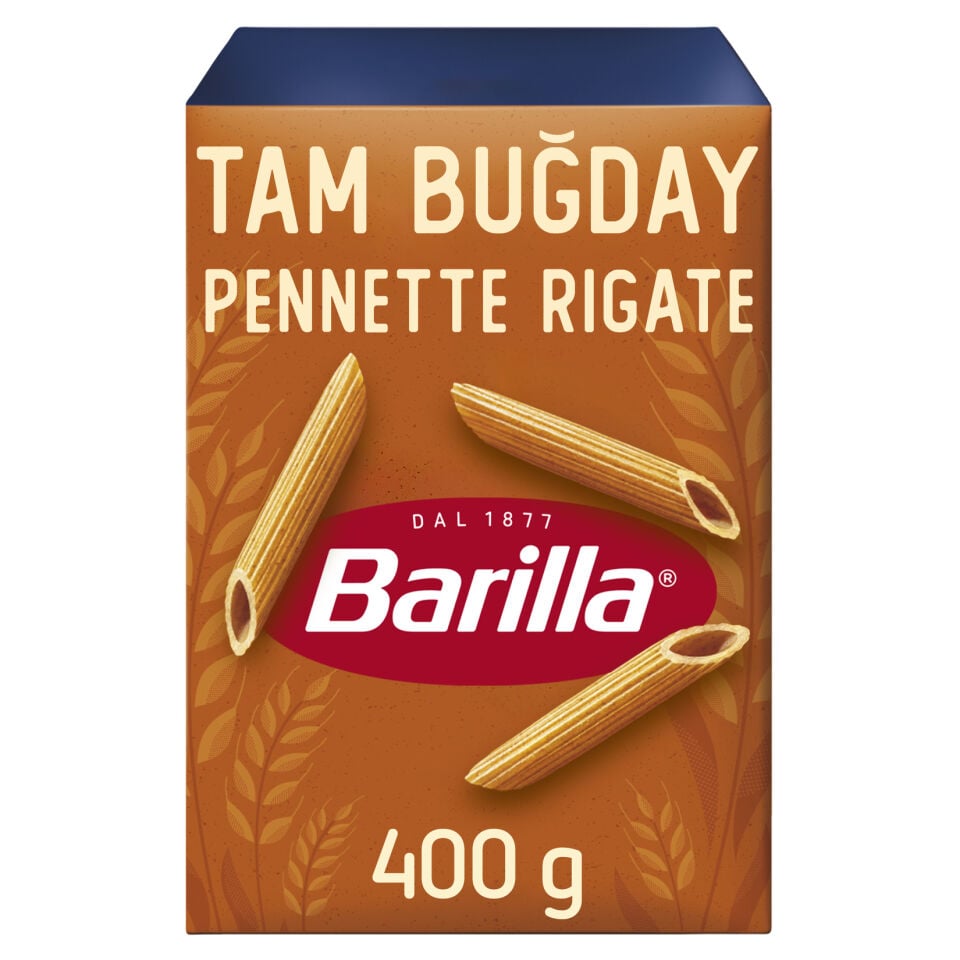 Barilla Tam Buğday Kalem Makarna (Integrale Pennette Rigate) 400 gr