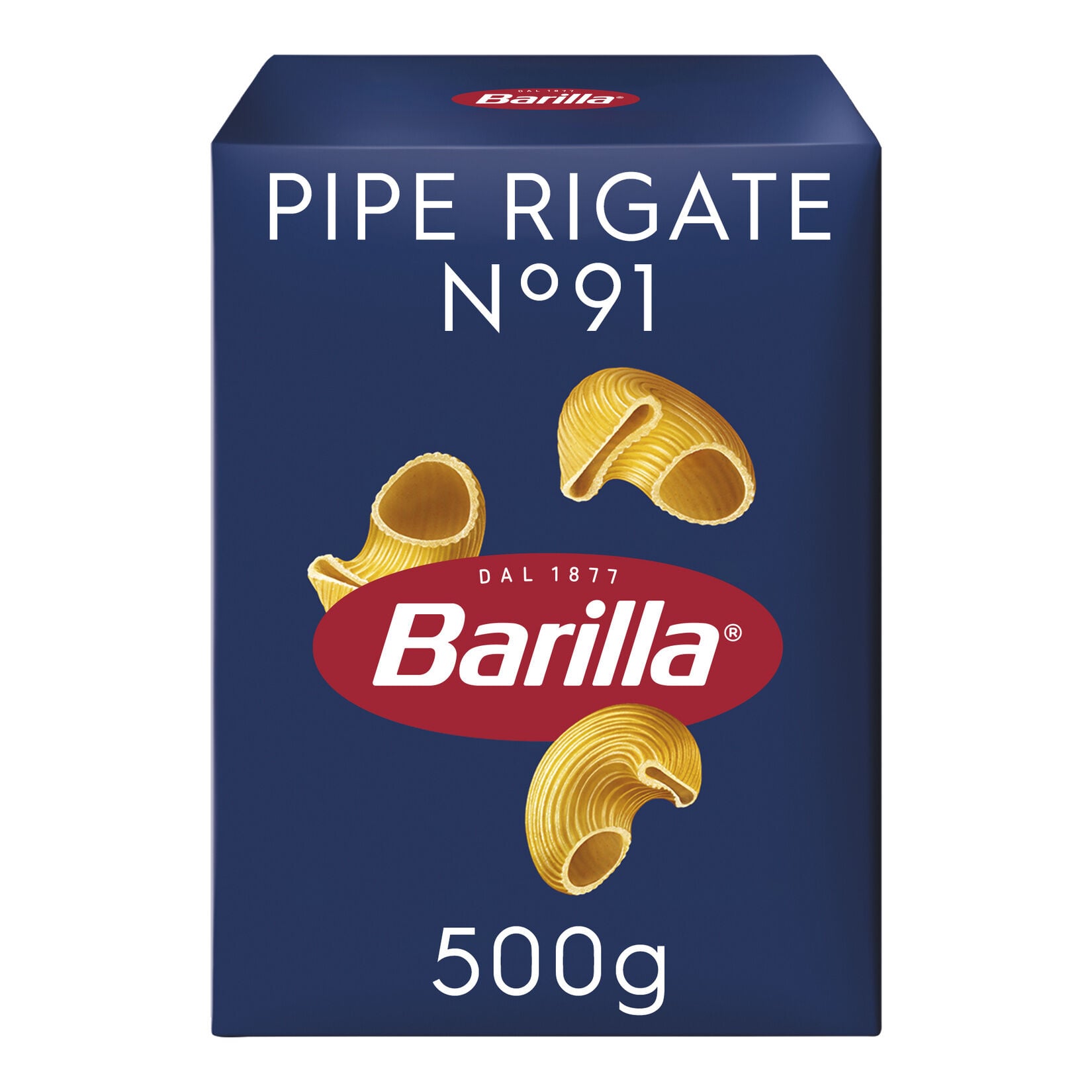 Barilla Mantı Makarna (Pipe Rigate) 500 gr