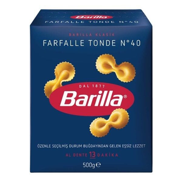 Barilla Fiyonk (Farfalle Tonde) Makarna 500 gr