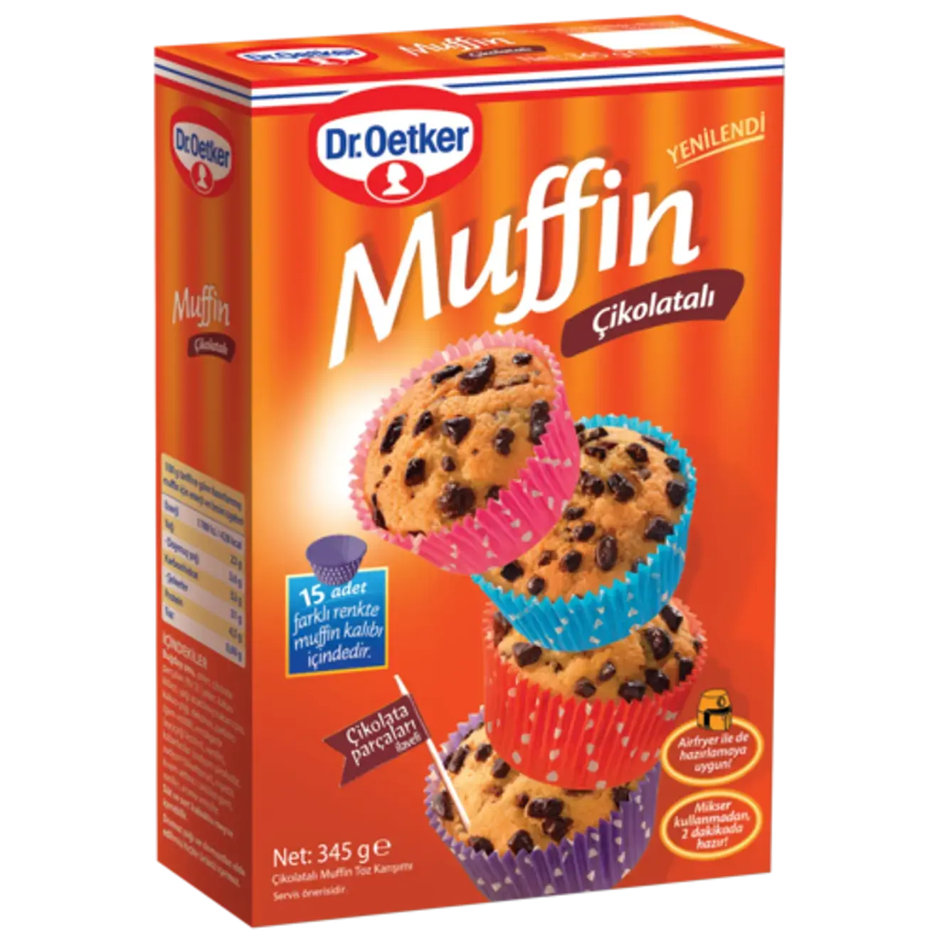 Dr. Oetker Çikolatalı Muffin 345 gr