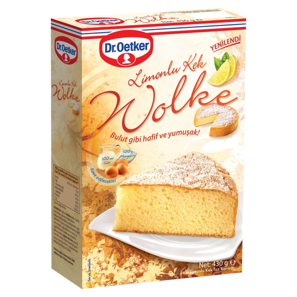 Dr. Oetker Wolke Limonlu Kek Karışımı 430 gr